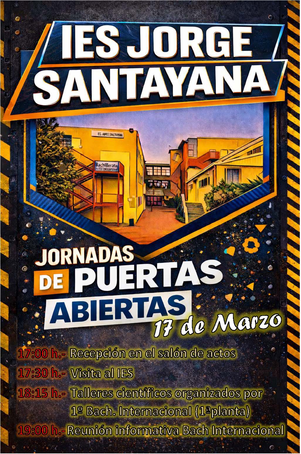 Jornada de Puertas Abiertas 17 de marzo